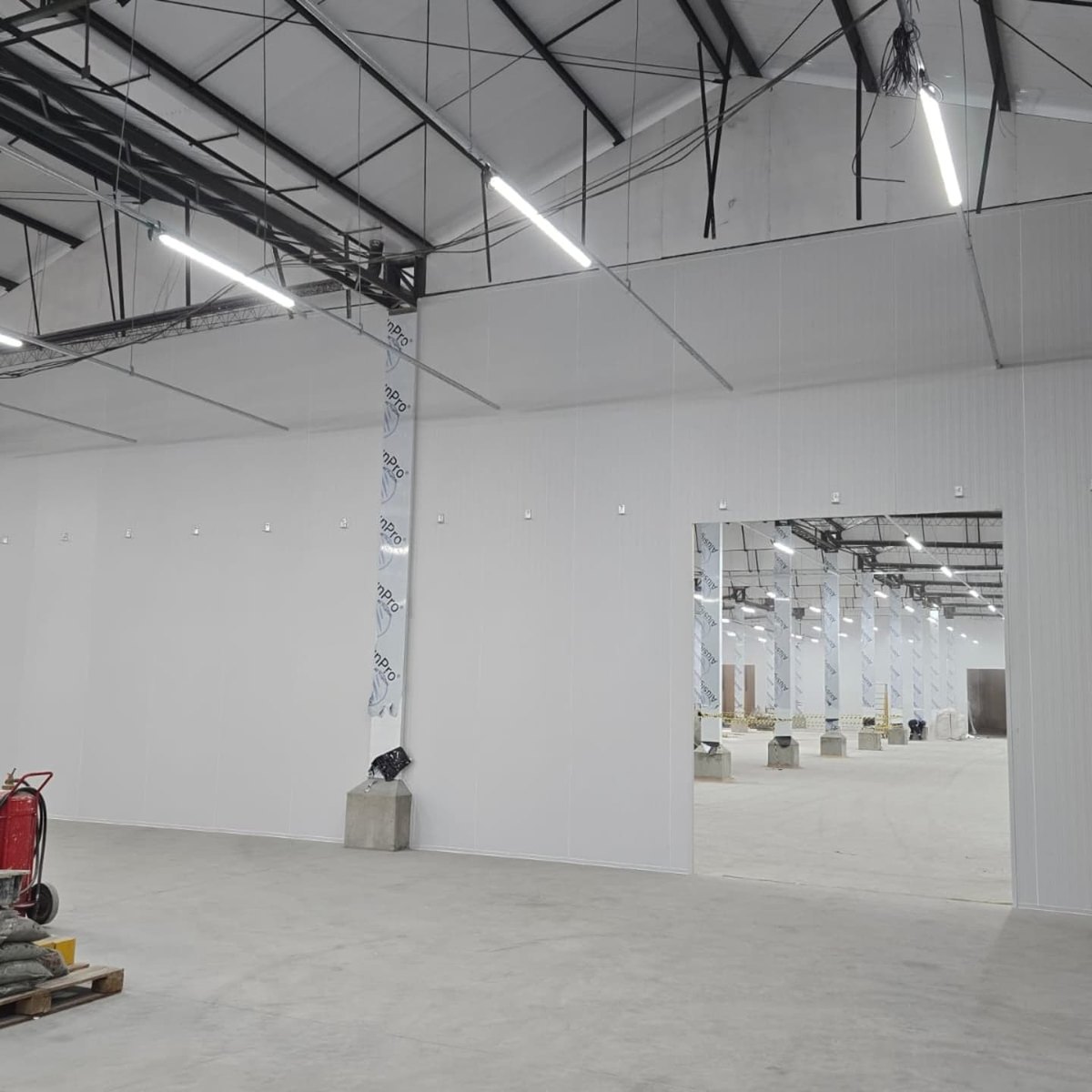 Obra industrial concluída pela equipe MARFI